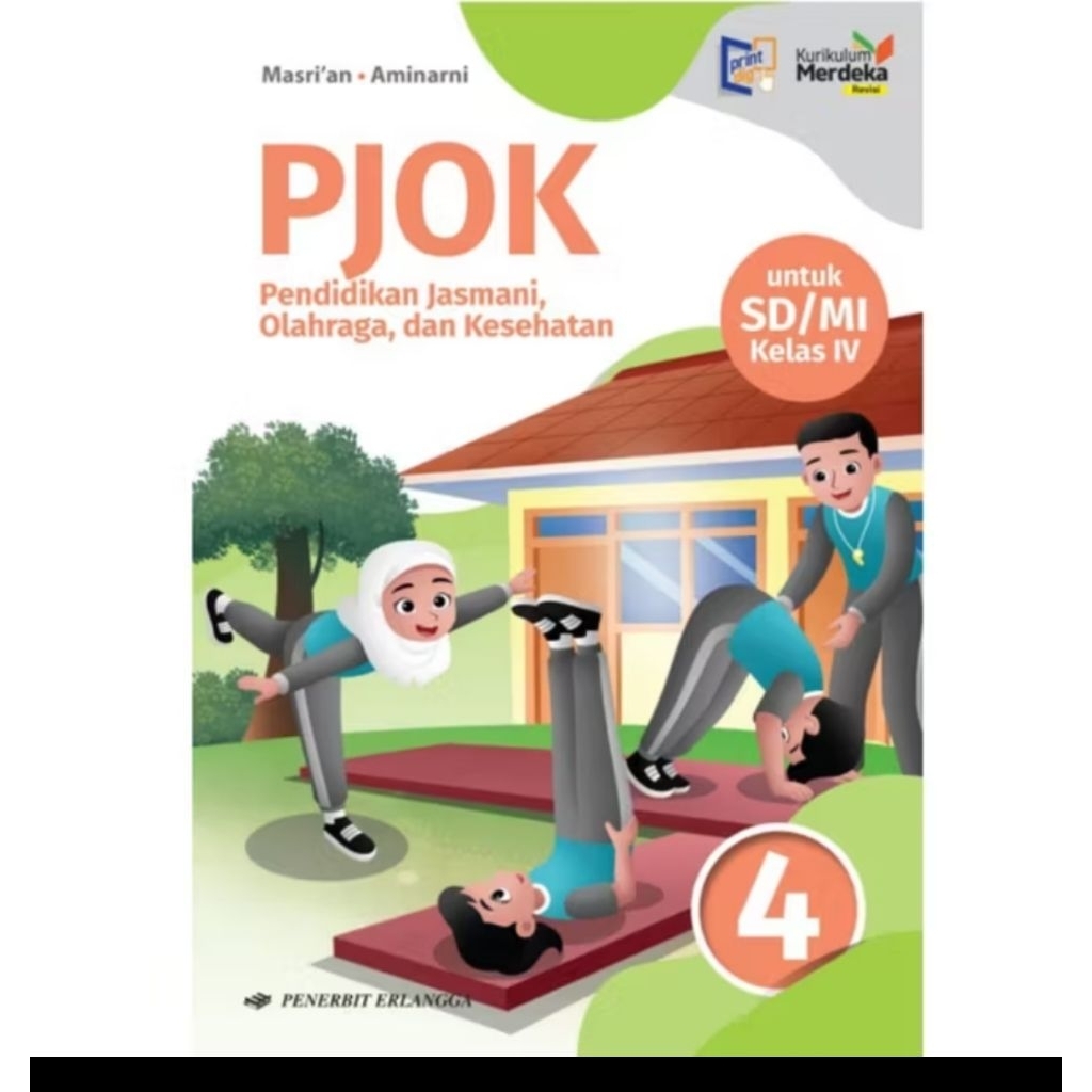 PJOK REVISI kelas 4 sd kurmer REVISI Erlangga