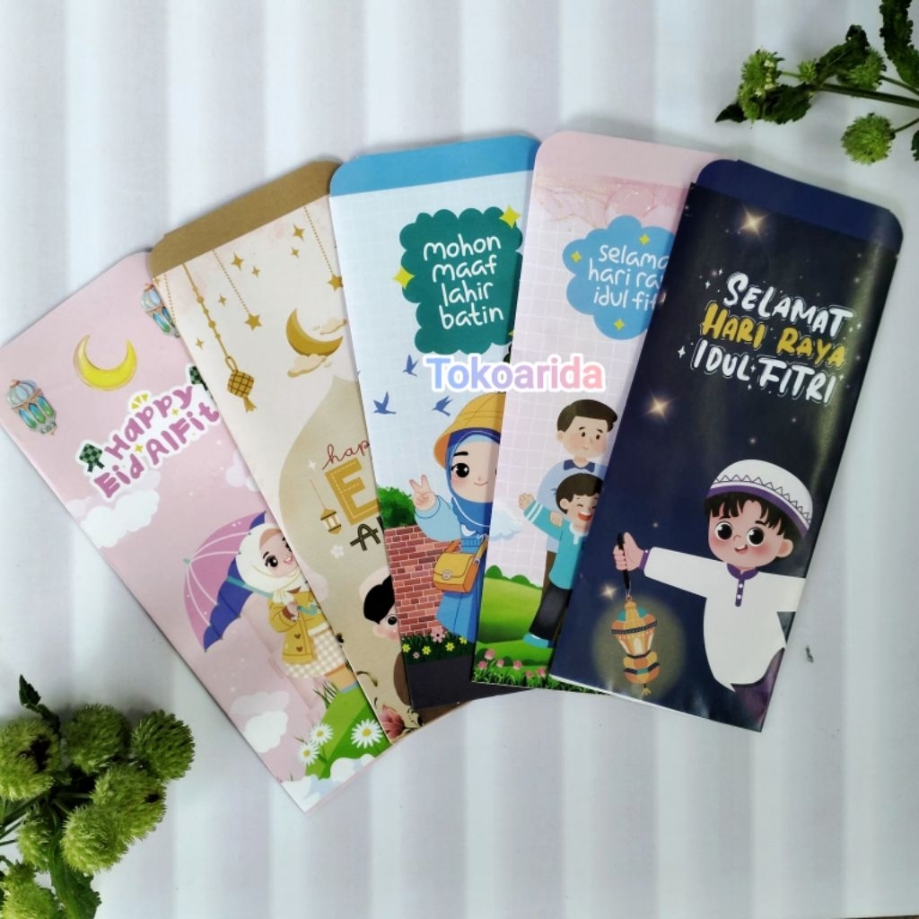 

AMPLOP ANGPAO LEBARAN JUMBO MOTIF KARTUN MUSLIM ISI 10 PCS