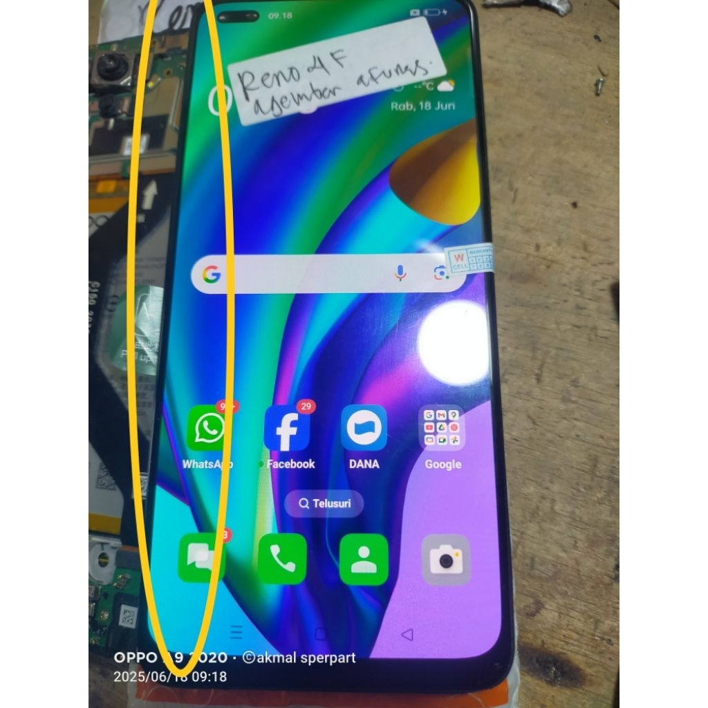 LCD OPPO RENO 4F ORIGINAL COPOTAN