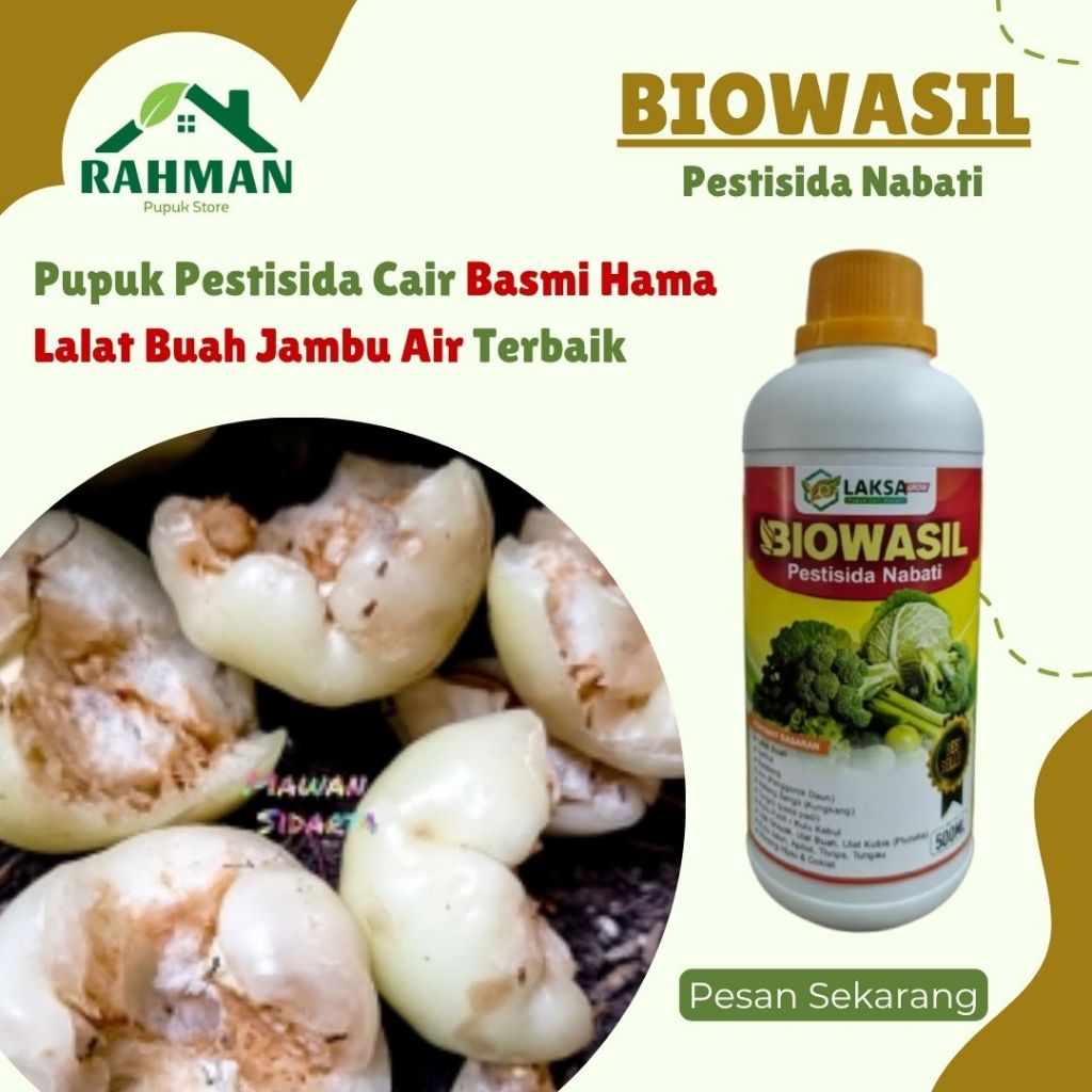 COD BIOWASIL 500ML Pupuk atasi hama lalat buah jambu air terbaik - Obat pencegah datangnya lalat jam