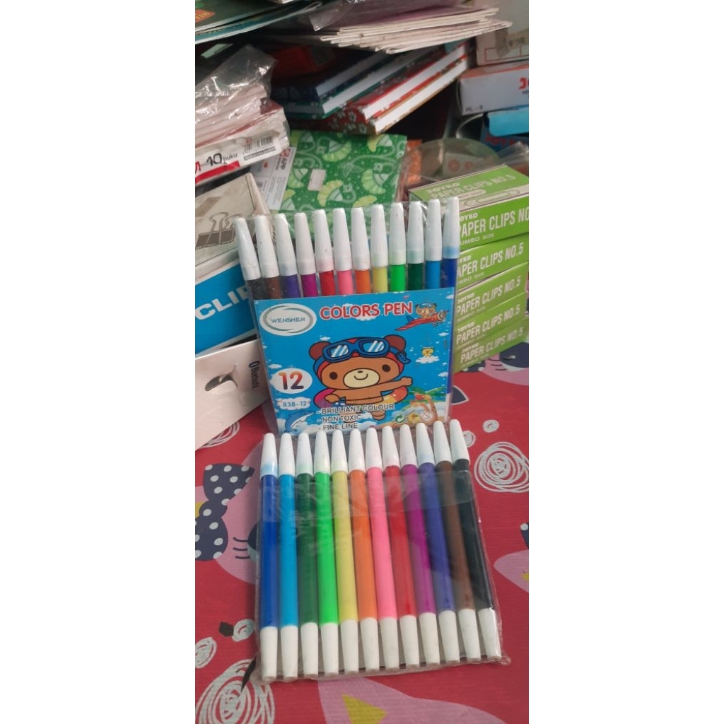 

COLORS PEN/SPIDOL 12pcs