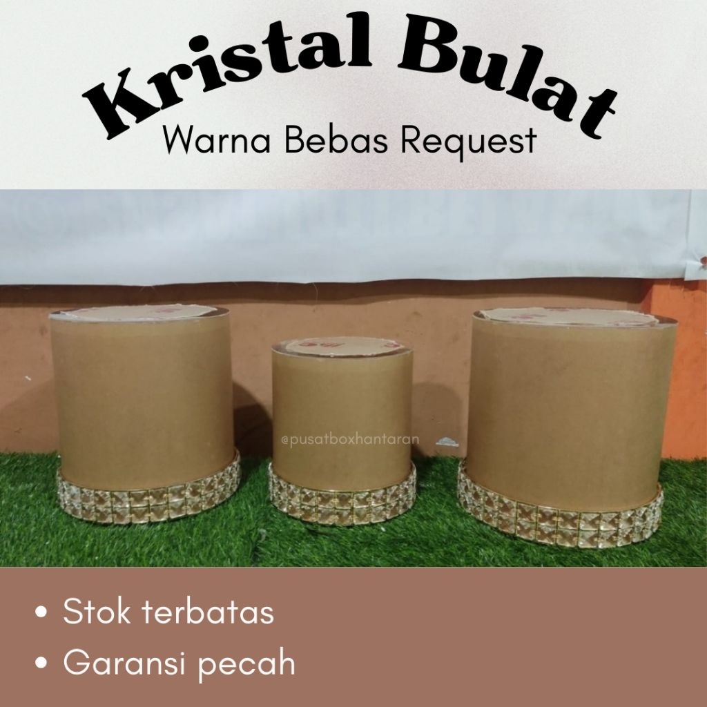 

3 box bulat tanpa gagang + ongkir