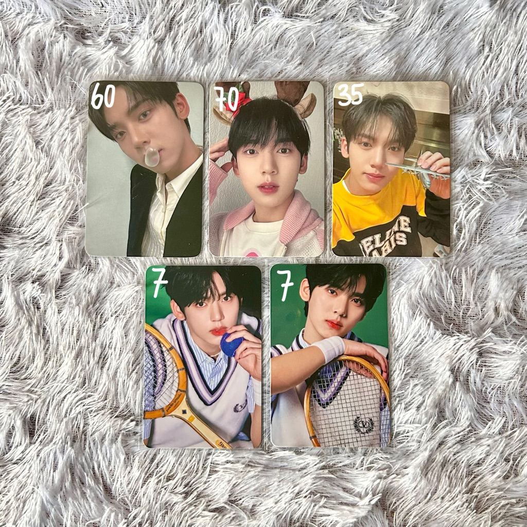 wts han yujin zb1 zerobaseone sg24 ld lucky draw ktown4u bubblegum youth in the shade youth version 