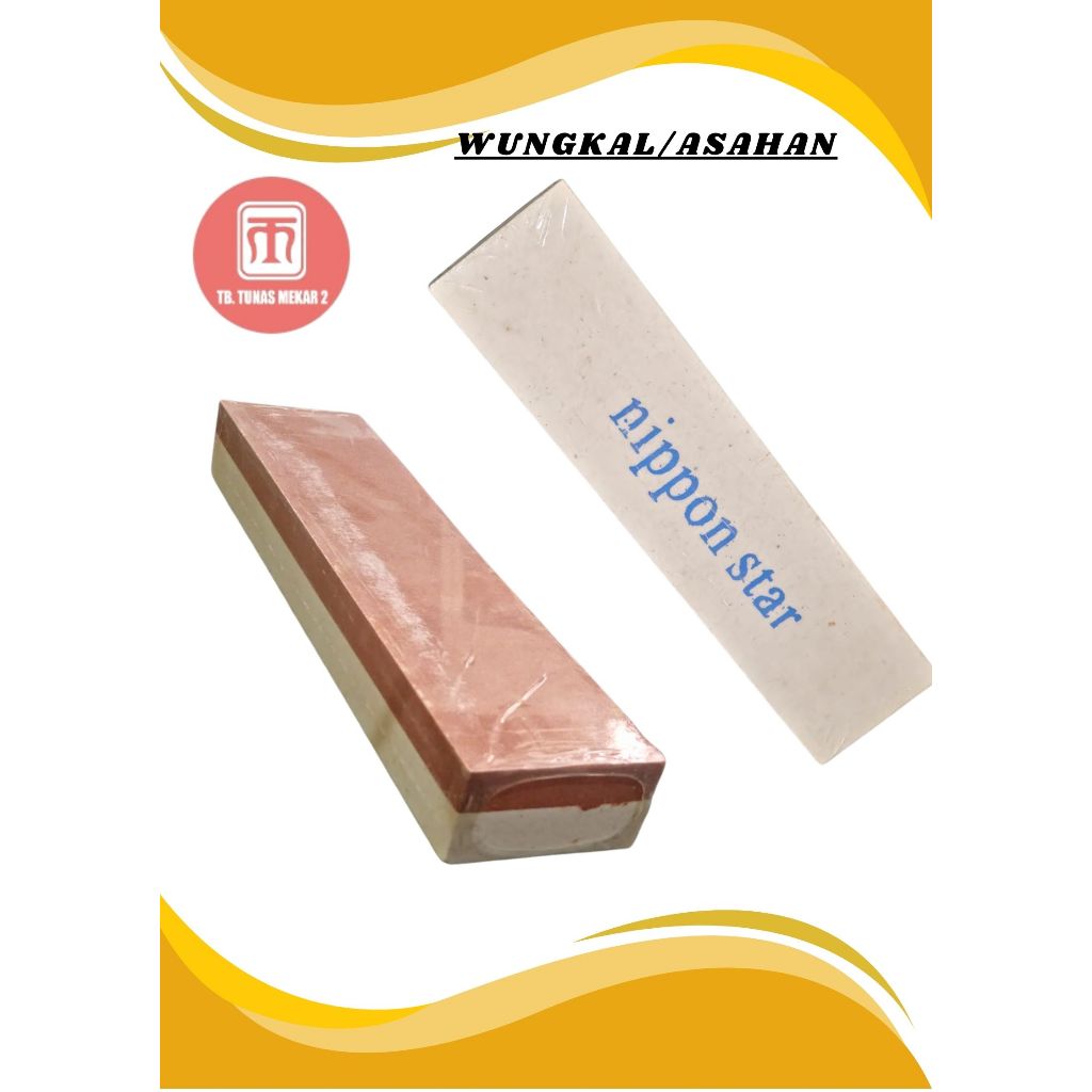 Asah Wungkal Batu Pengasah Batu Asahan Pisau Kombinasi 8 inch YY ORIGINAL