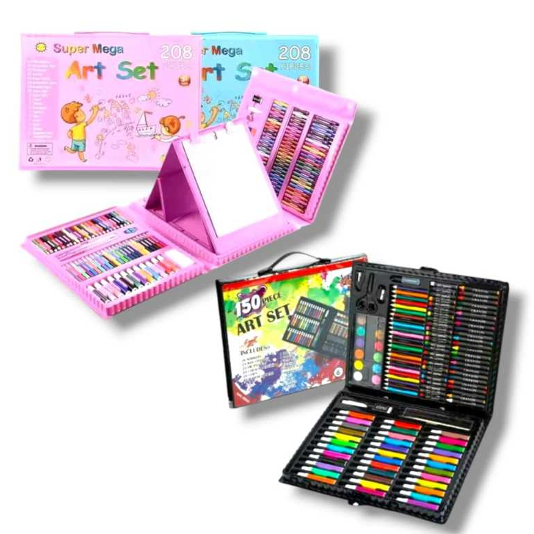 

Dtoyz- Mewarnai Crayon Krayon Spidol Pensil Art Set Untuk Menggambar Alat Mewarnai ISI 150Pcs Dan 208Pcs Set