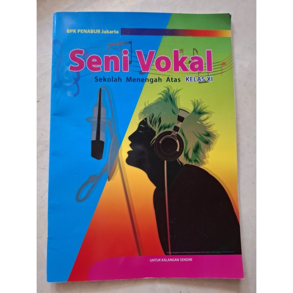 Buku Seni Vokal Buku murah Buku bekas SMA X XI XII BPK Penabur Jakarta