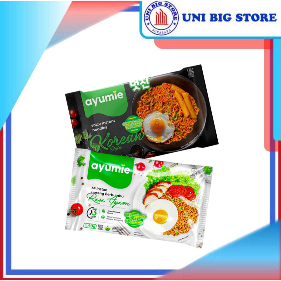 

Ayumie Mie Instan Goreng Pedas Korea - Ayam 80 gr Oven Baked Noodles