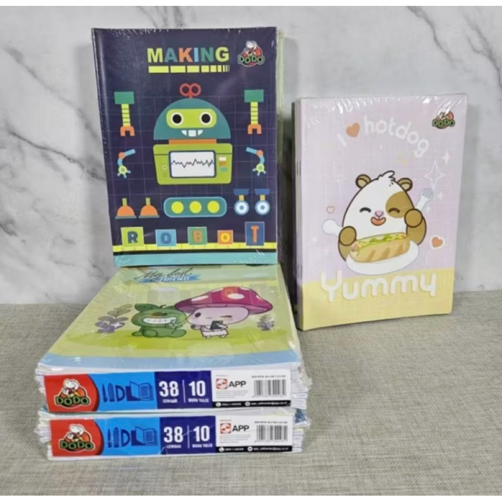 

Buku Tulis Dodo 38 Lembar Isi 10 Buku