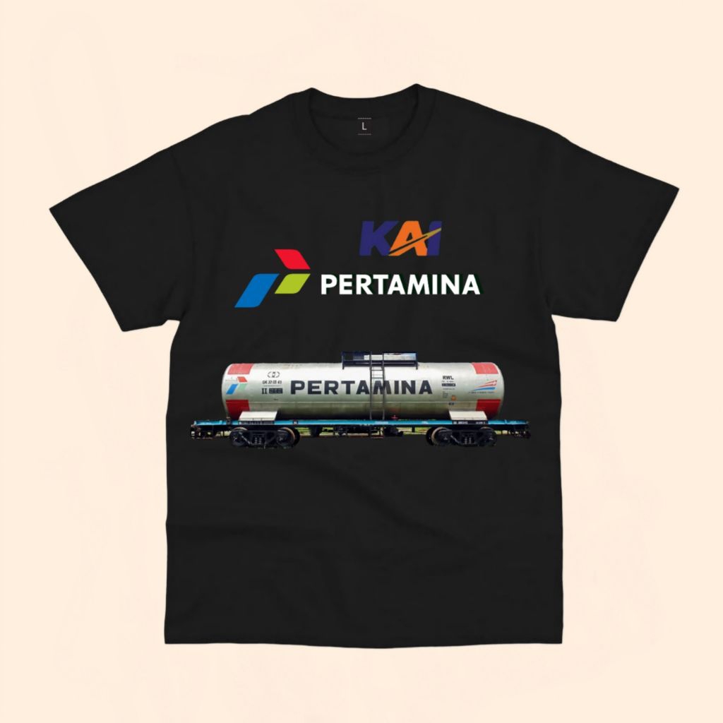 Kaos Distro Anak Motif Pertamina Kereta Api Indonesia Free Custom Nama Baju Atasan Anak Laki Laki Pe