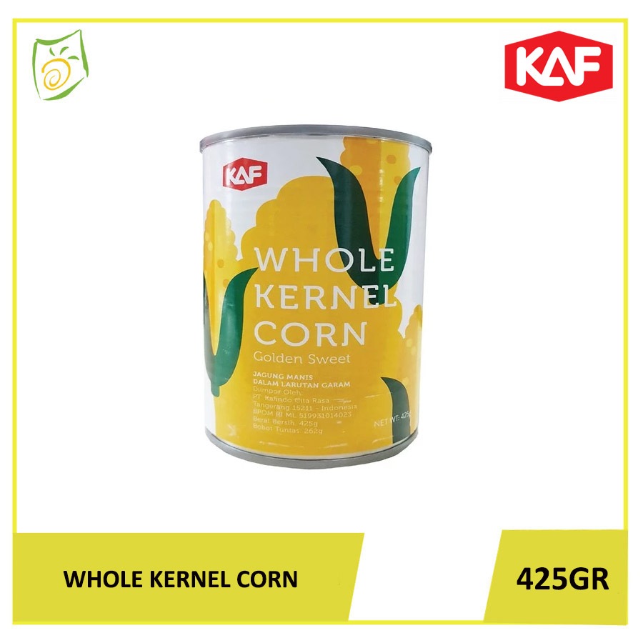 

Kaf Whole Kernel Corn 425Gr - Jagung Manis 425gr