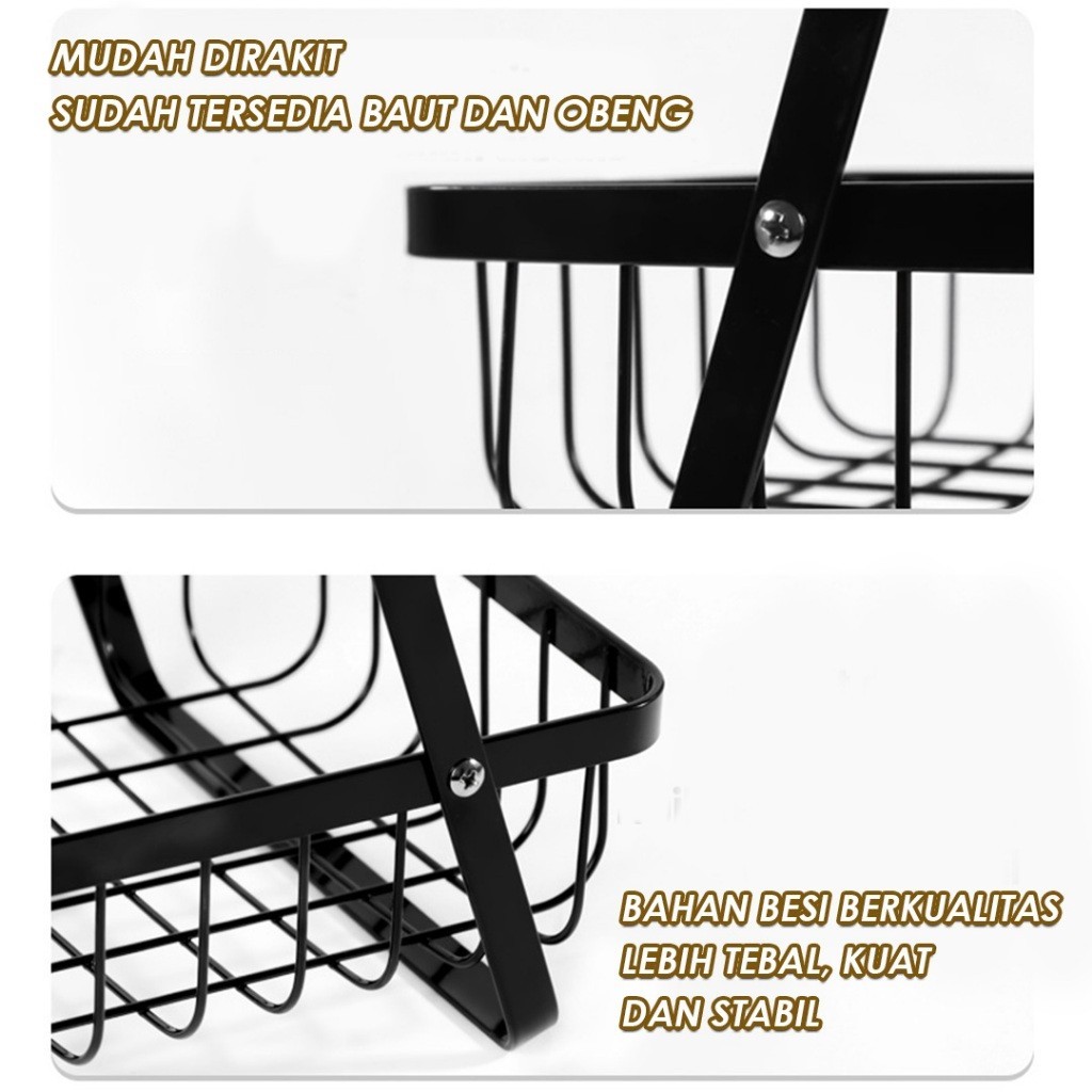 Cuci Gudang  Rak Keranjang Susun / Keranjang Buah / Rak Keranjang Susun / Keranjang Serbaguna /