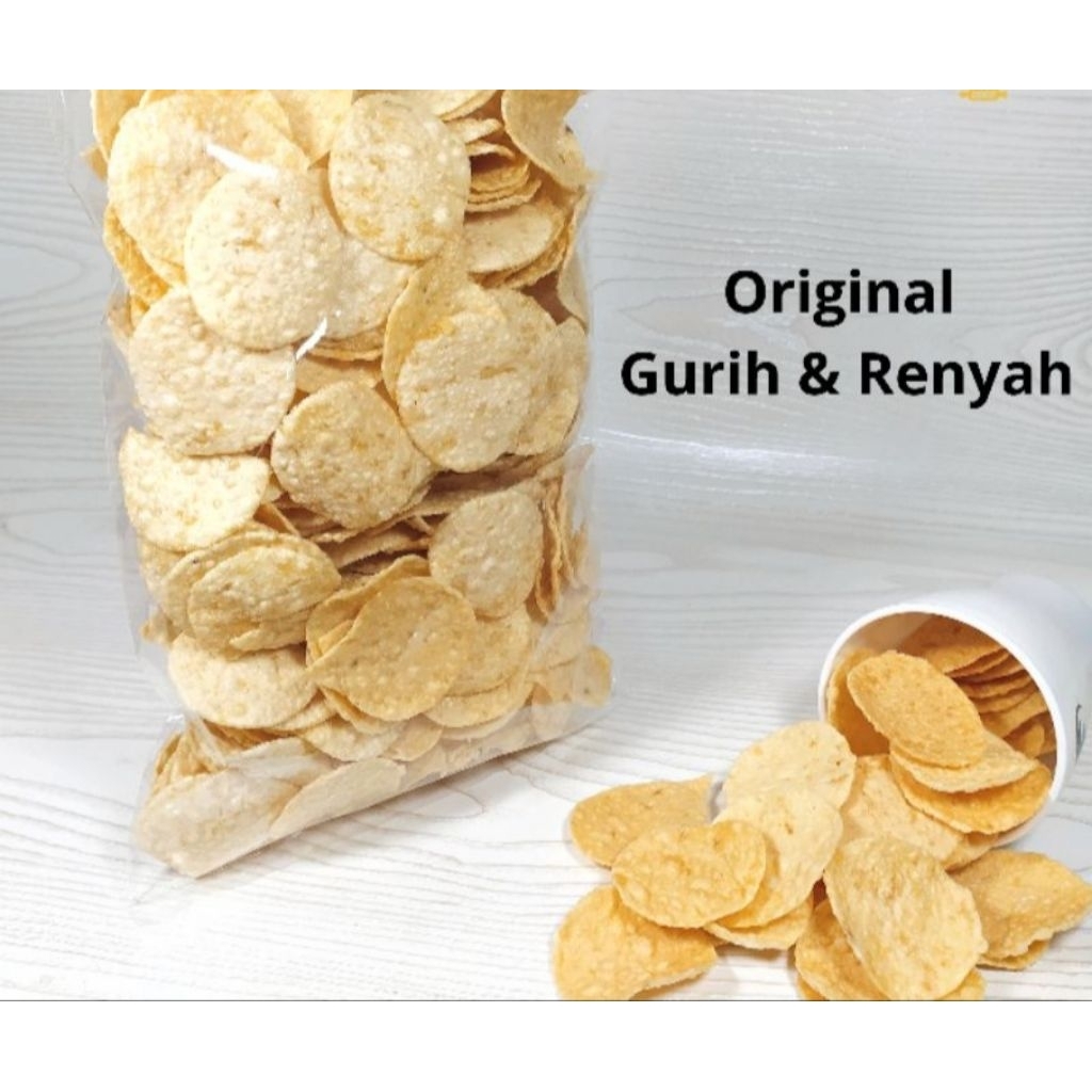 

Keripik Singkong Opak Asin Gurih, pedas balado 250 gram Dan Renyah Cemilan Kiloan Per 250 Gram