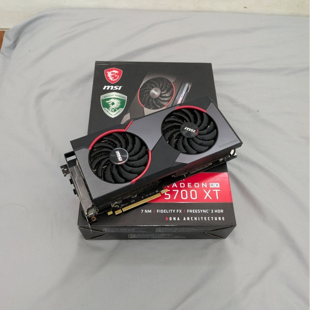 MSI RX 5700XT Gaming X 8GB GDDR6 PCIE 4 Normal GPU VGA MSI AMD