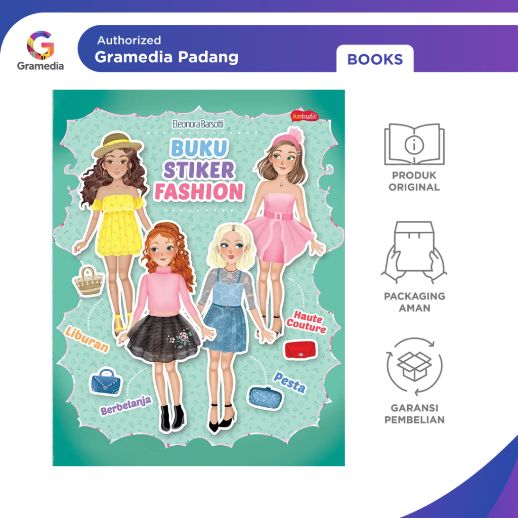 Gramedia Padang - Funtastic: Buku Stiker Fashion