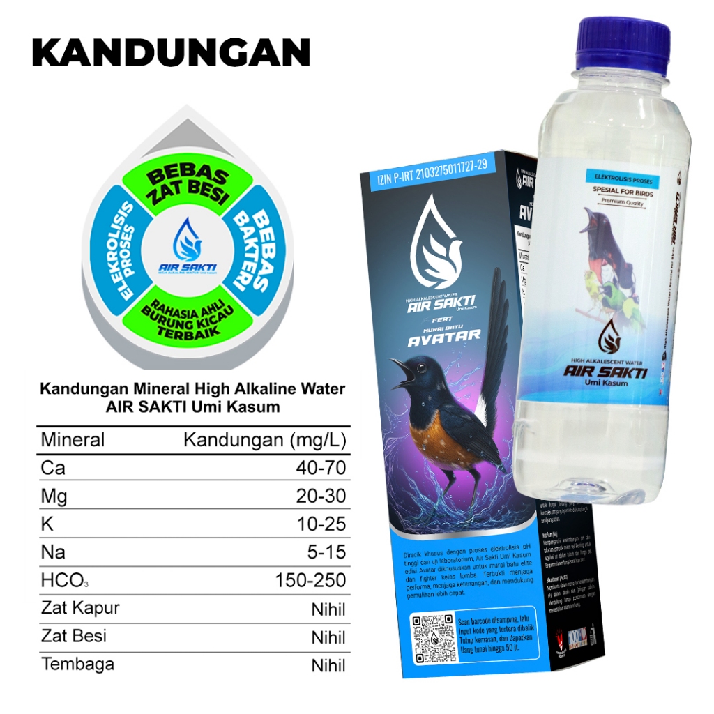 Mr.Kasacil - Paket Hemat Air Sakti Avatar + Voer Sakti Umi Kasum Settingan Burung Gacor