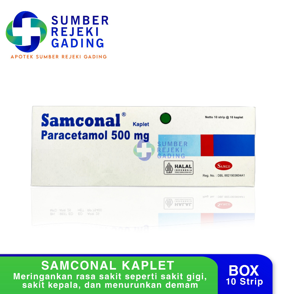 Samco Samconal Box 100 Tablet - Paracetamol 500mg