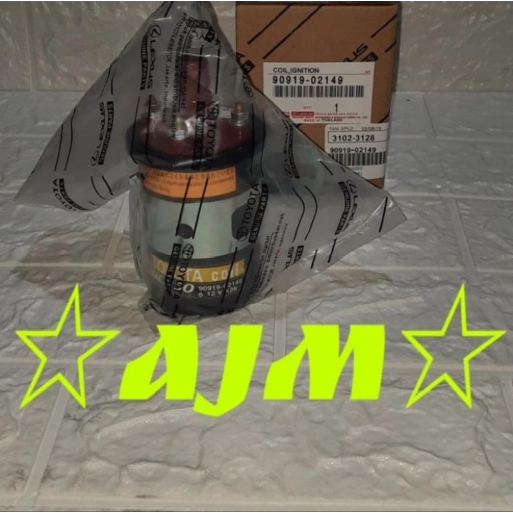 KOIL COIL IGNITION COIL TOYOTA KIJANG SUPER KAPSUL 5K 7K ORIGINAL 90919-02149