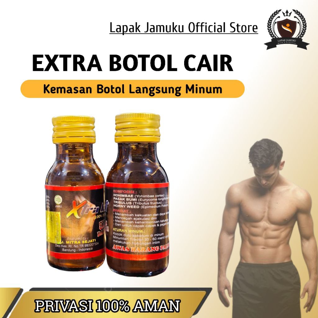 

Jamu Cair Siap Minum / Jamu X-tra Botol cair isi 60ML