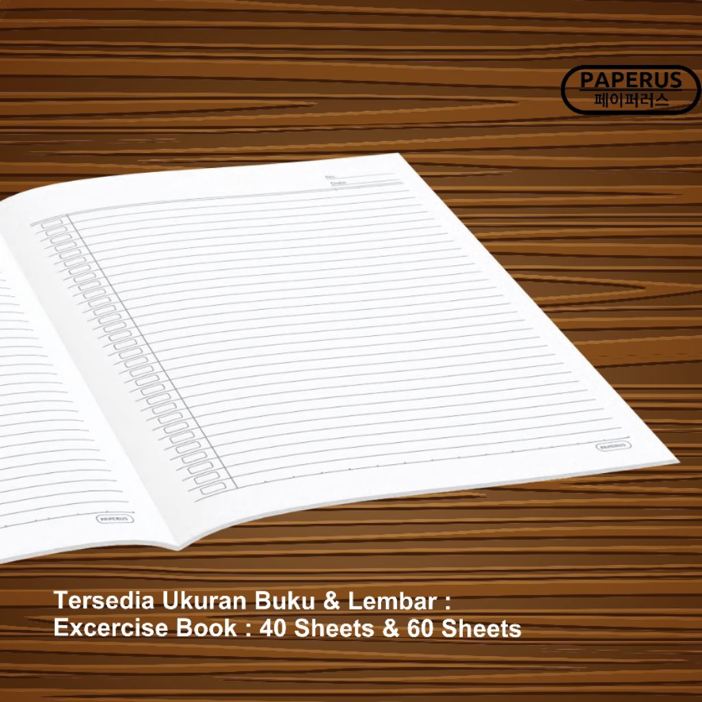 

Promo PAPERUS Buku Tulis KRAFT SAMPUL COKLAT / Buku Tulis Murah