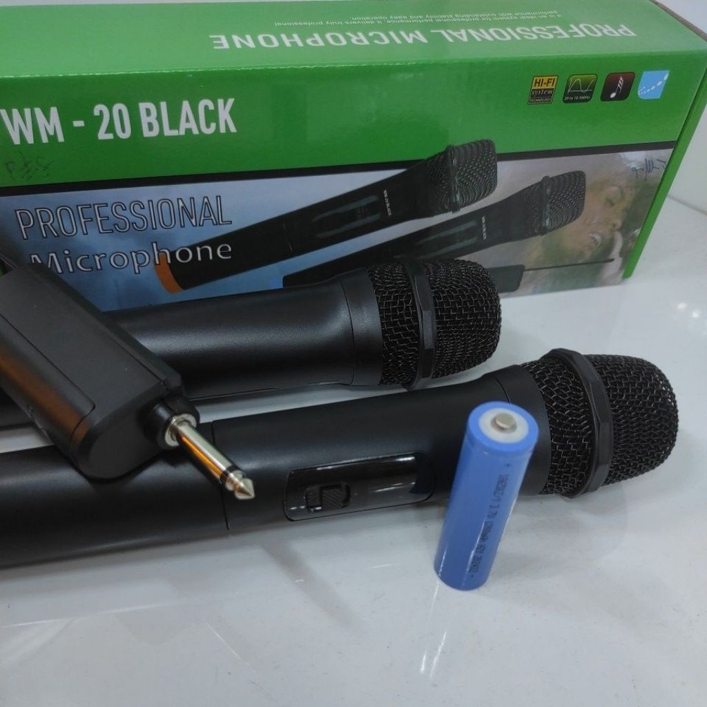 Mic BS WM 20 Black Mic Wireless