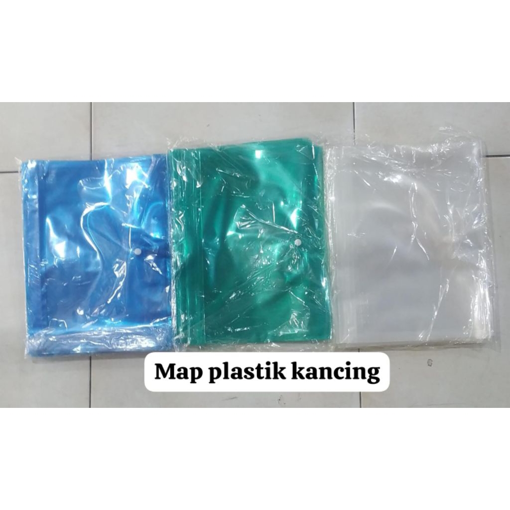 

map plastik kancing perbungkus...