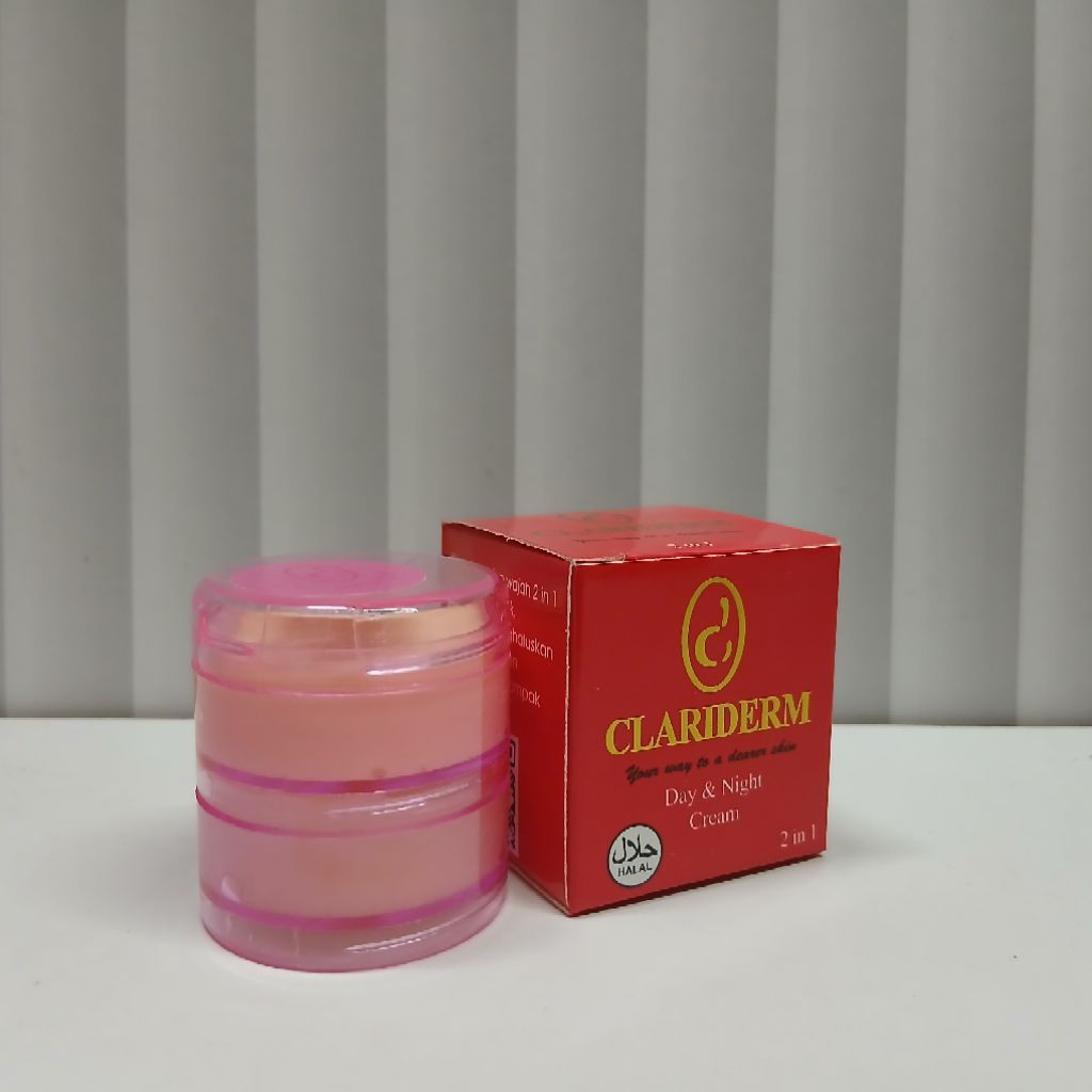 krim siang & malam Clariderm 2in1