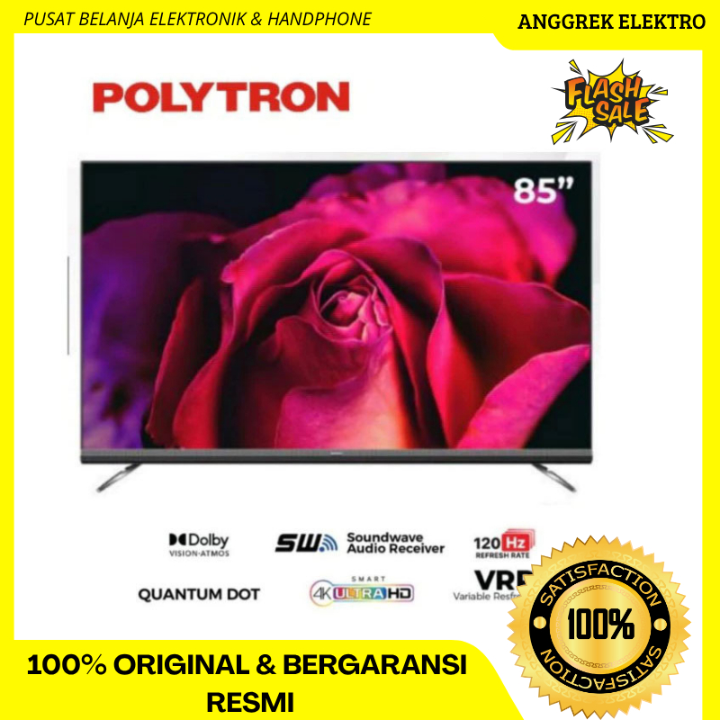LED TV 85 Inch Polytron Smart TV UHD PLD-85UV5903
