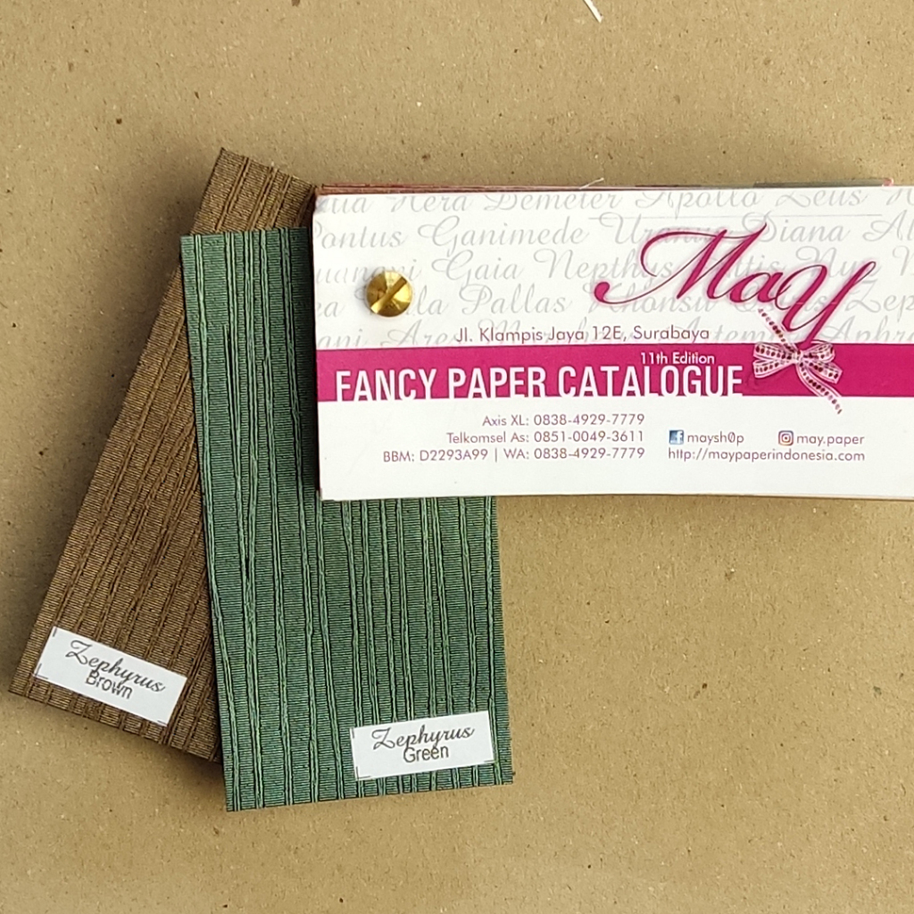 

Kertas Kado Fancy Paper (Zephyrus Gold, Green, Pink, Purple, Violet, Brown)