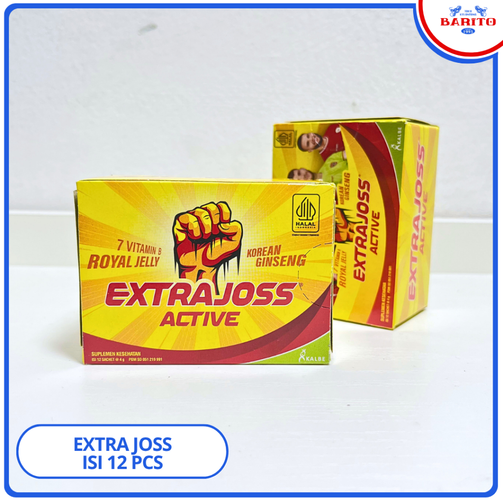 

Extra Joss Active Korean Gingseng Isi 12 Sachet