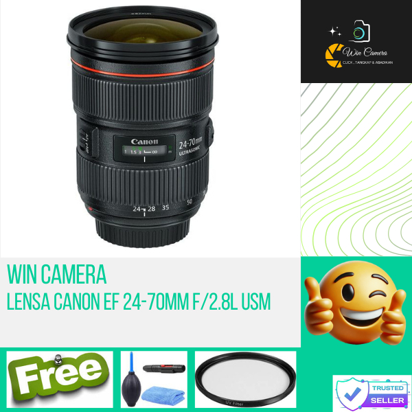 Lensa Canon EF 24-70mm f2.8L USM (Mark I)