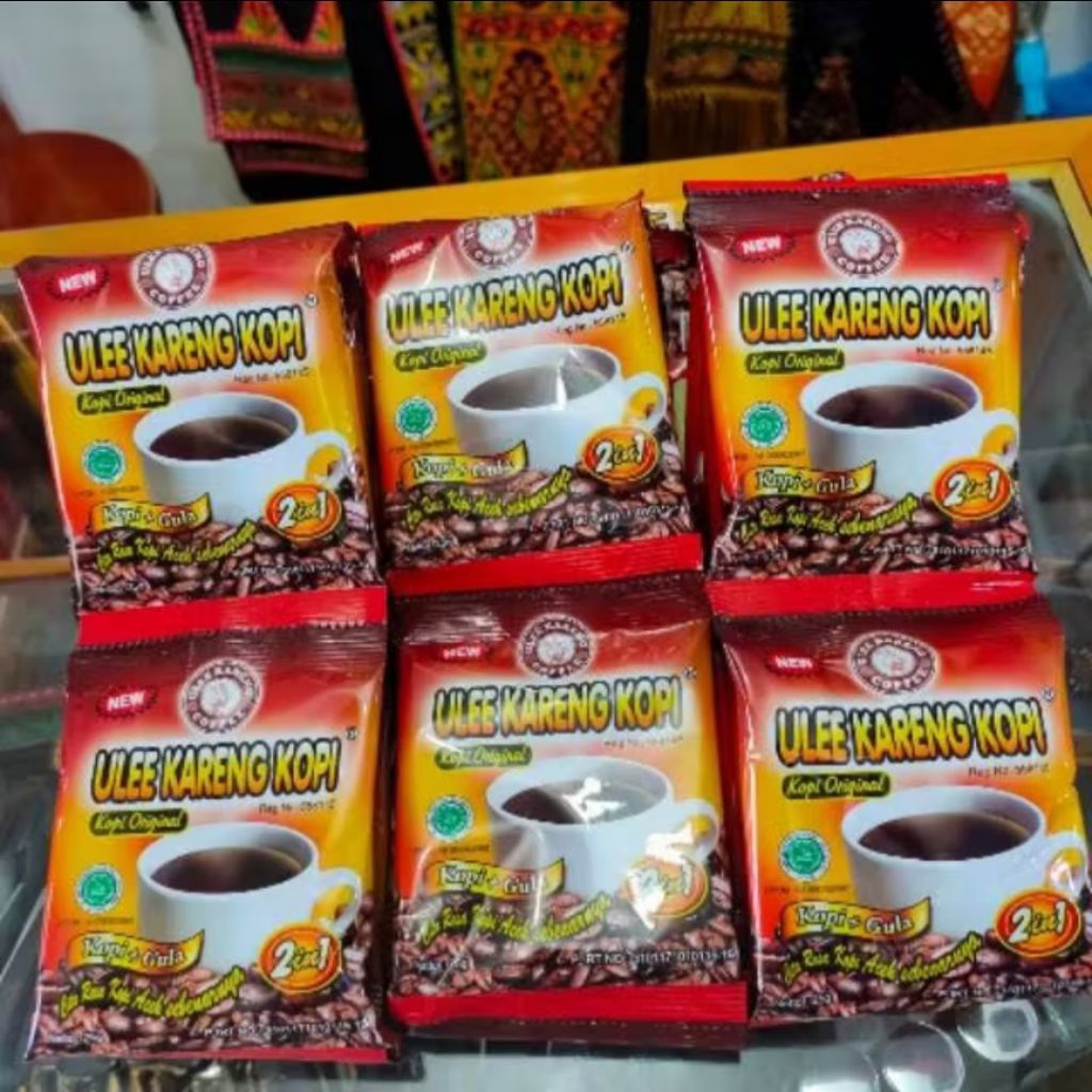 

Kopi sachet ulee Kareng 2 in 1 isi 10 pcs(sachet) 1 Renteng