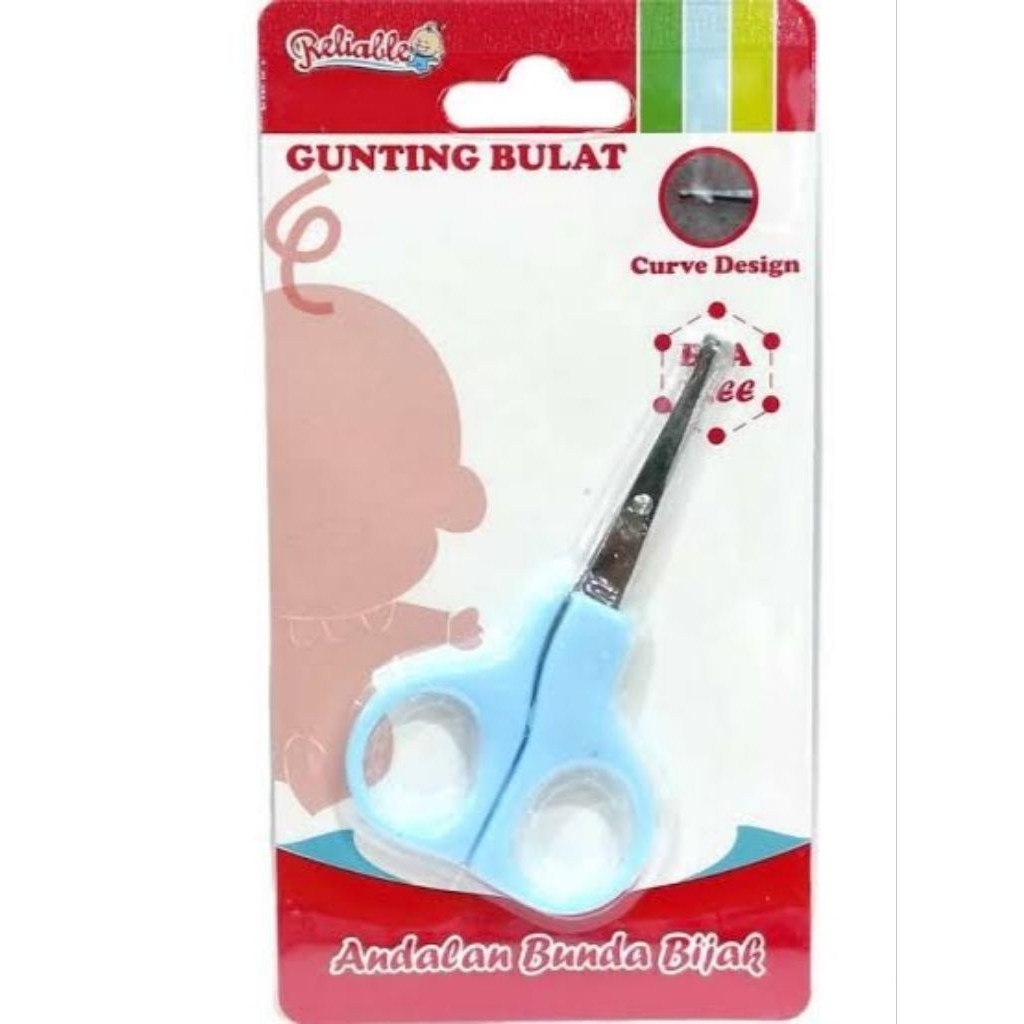

Gunting Bulat Reliable Curve design BPA free
