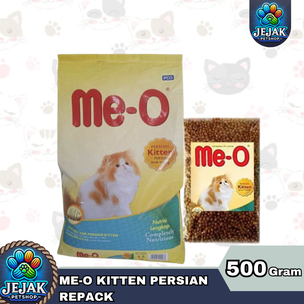 Meo Kitten Persia Repack 400gram / Meo Kitten Persian / Makanan Kucing Meo Repack