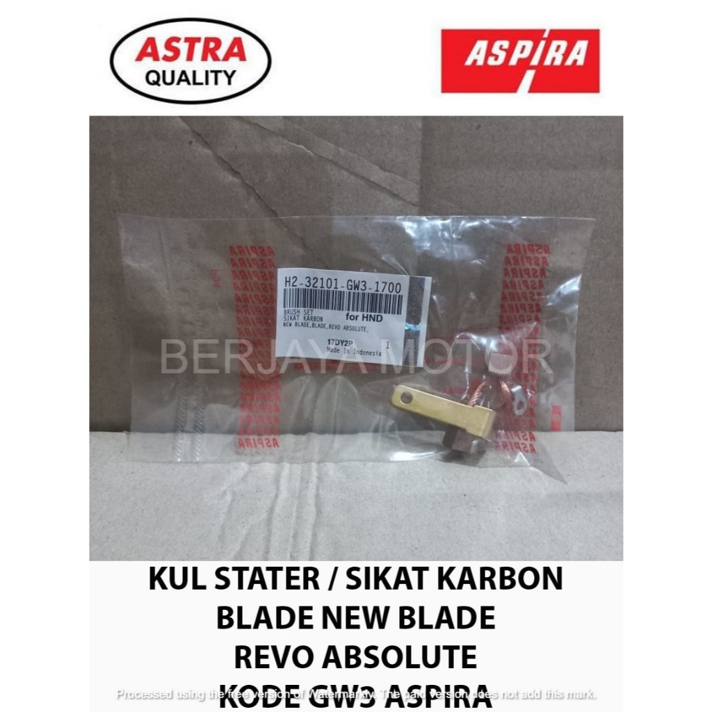 KUL STATER BLADE NEW BLADE REVO ABSOLUTE KODE GW3 ASPIRA