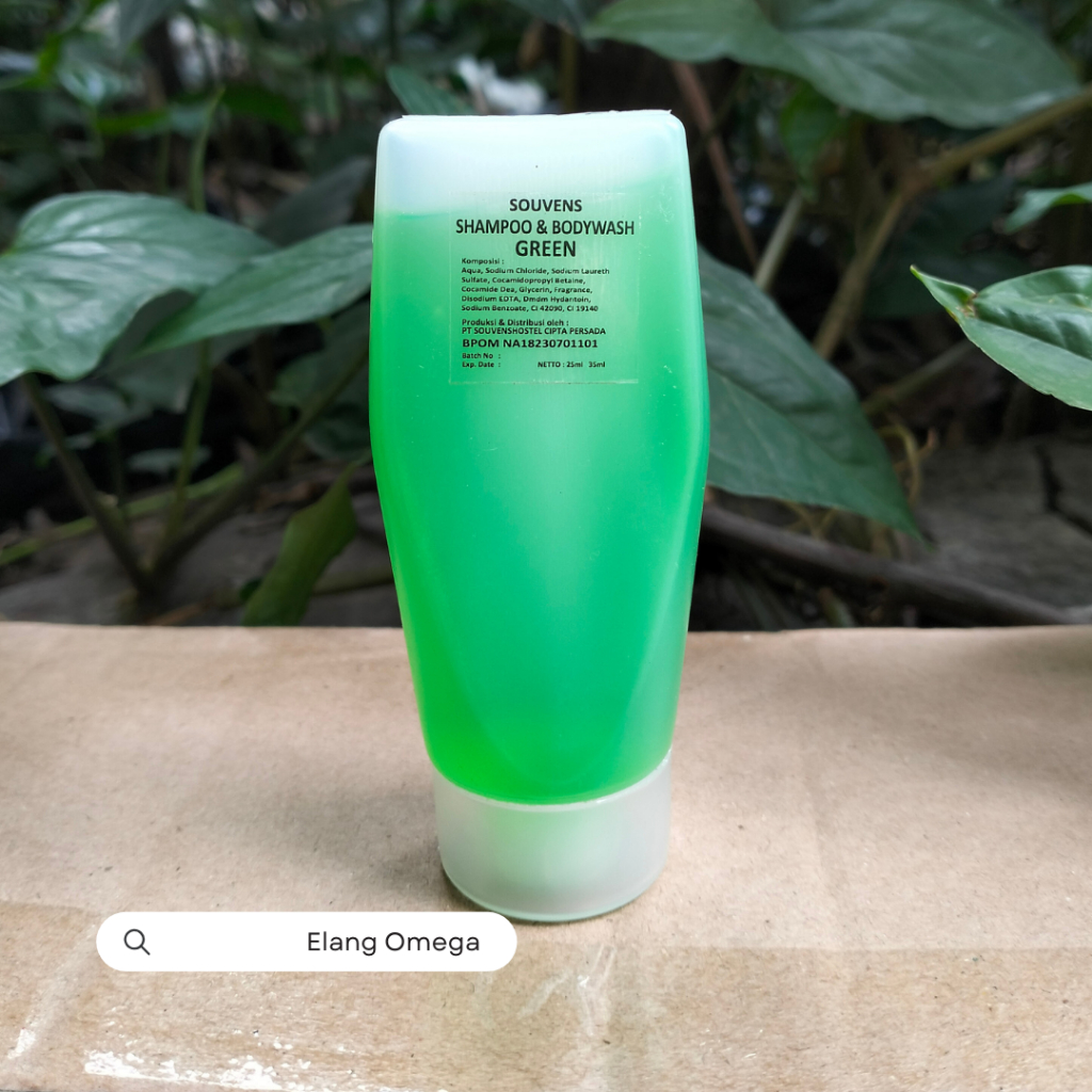 [100 pcs] Shampoo and Bodywash tube 35 ml / Sampo dan sabun hotel 2 in 1 botol tube 35ml