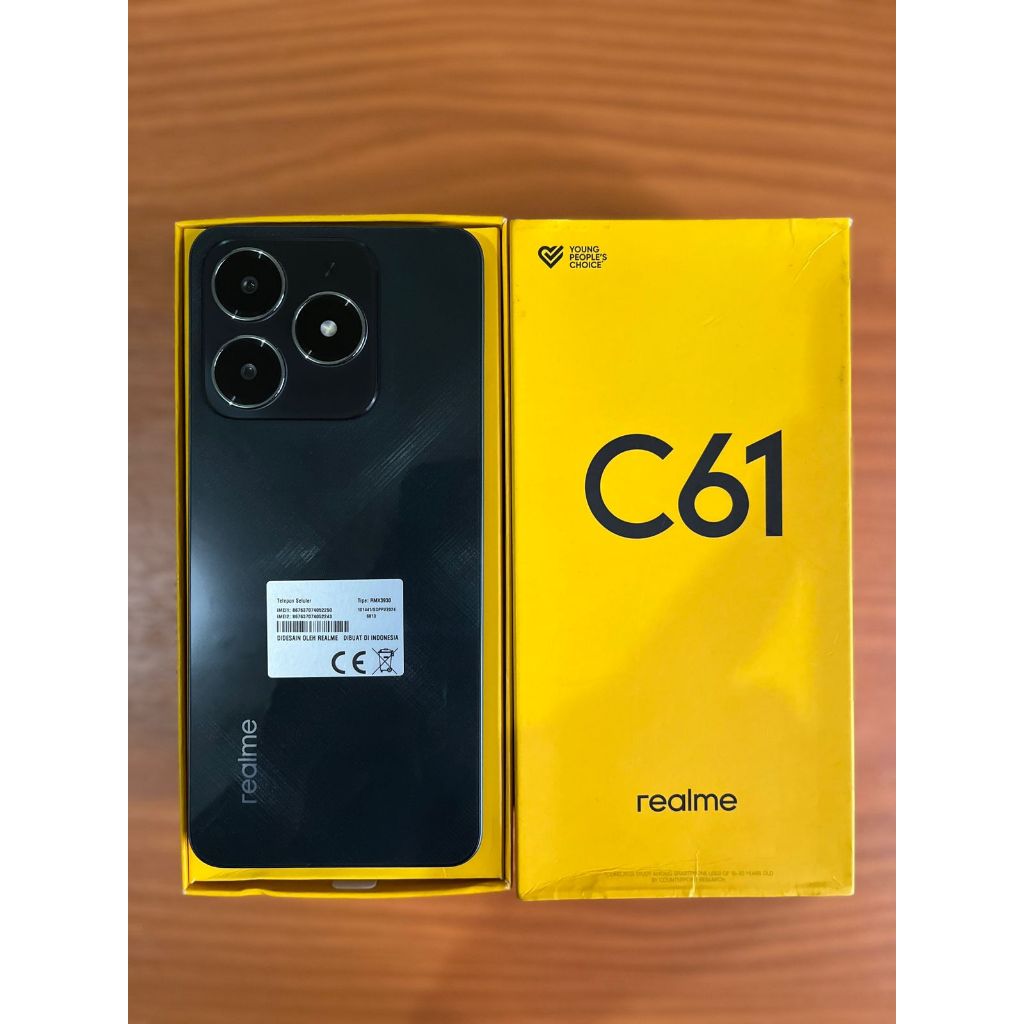 REALME C61 8/128GB SECOND FULLSET GARANSI