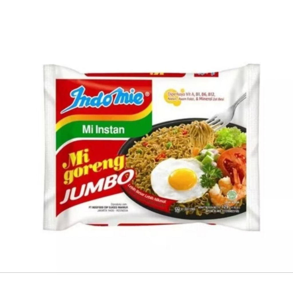 

Indomie goreng Jumbo / Mie Instan goreng