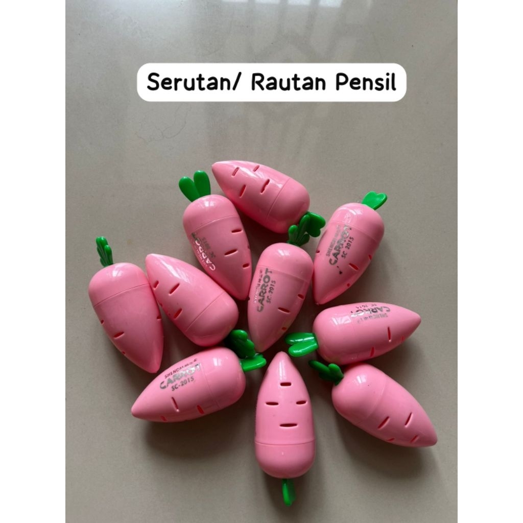 

Serutan/ Rautan Pensil Motif Wortel