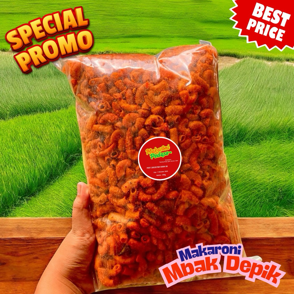 

Makaroni Pedas Surabaya ~ Makaroni 1/4kg Extrapedas
