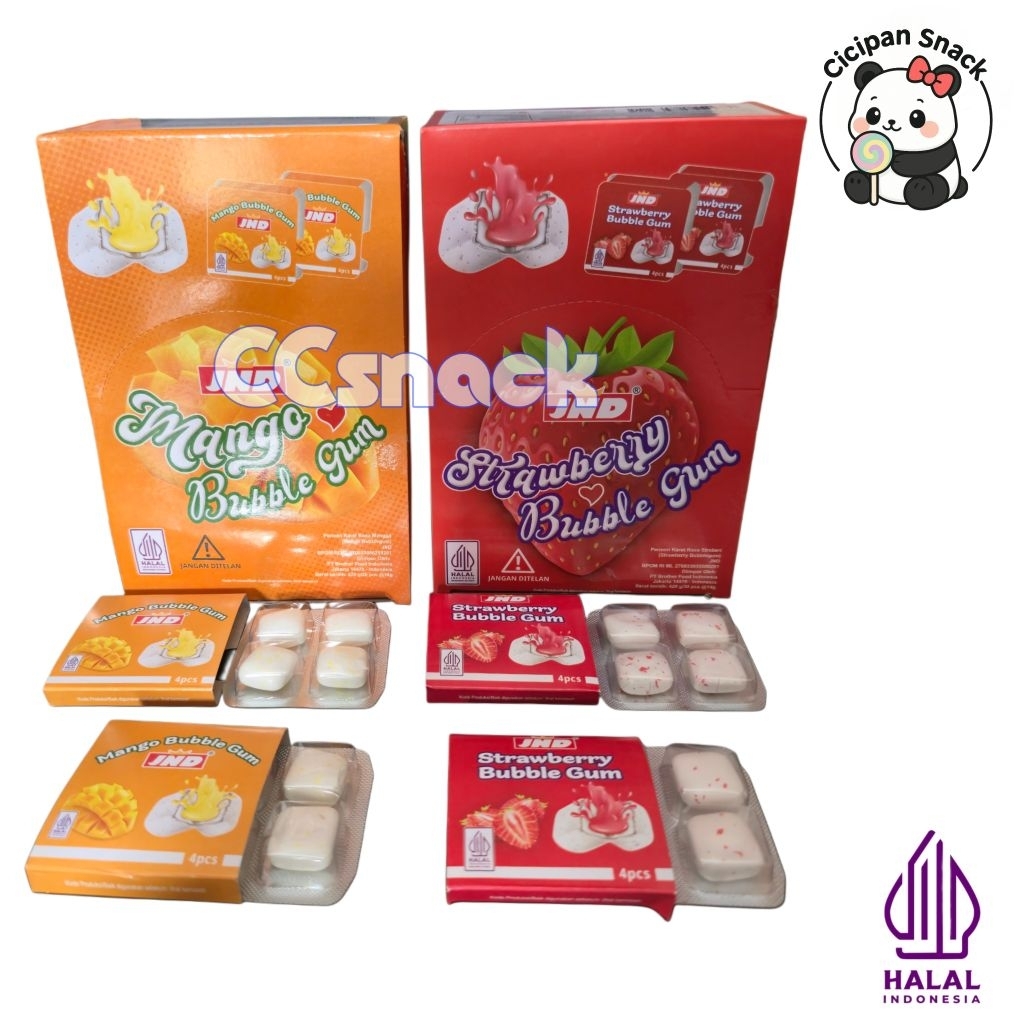 

JND BUBBLE GUM BOX ISI 30