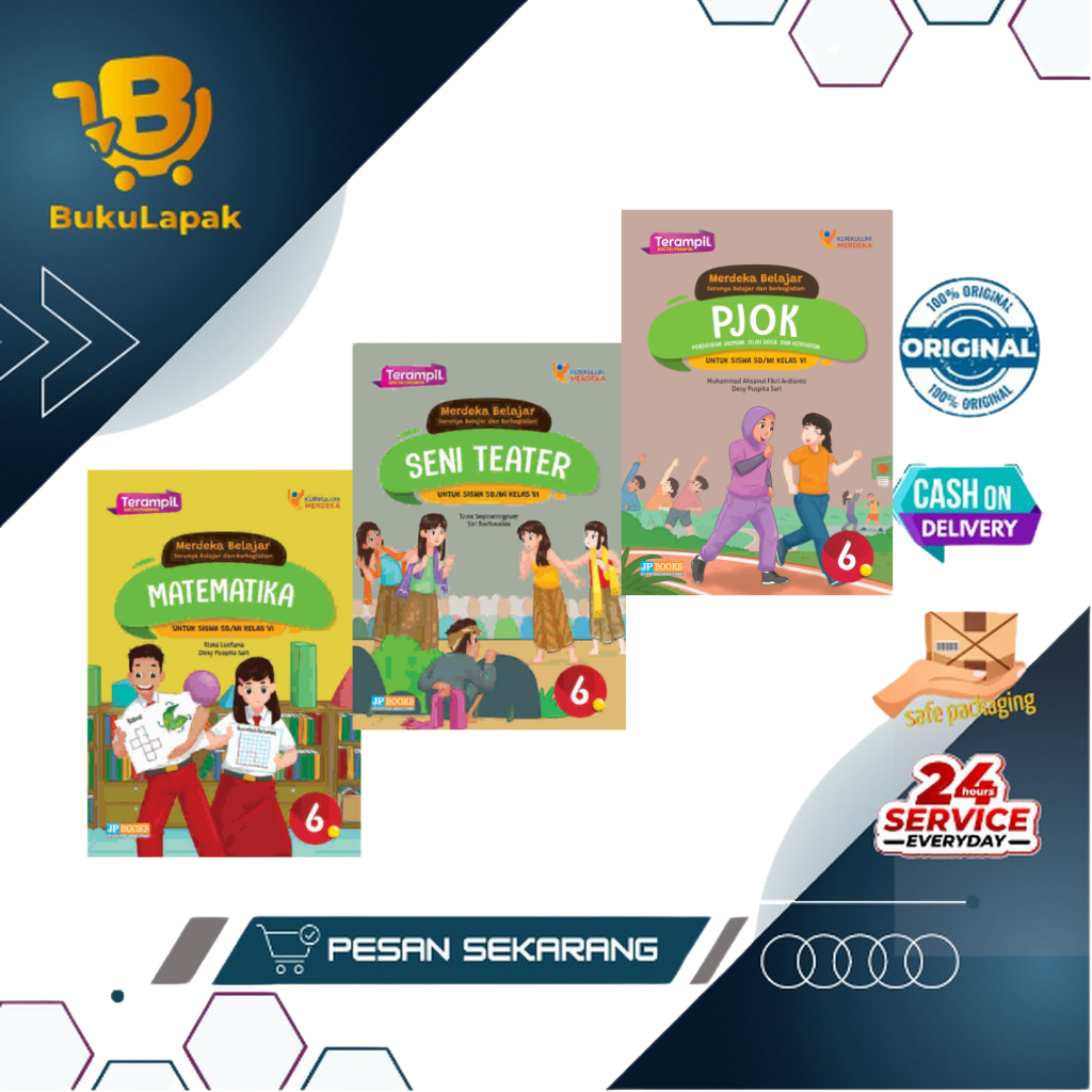 BUKU PAKET KURMER SD KELAS 6 - Paket Terampil Kurikulum Merdeka - Kelas 6 SD - Buku Paket SD
