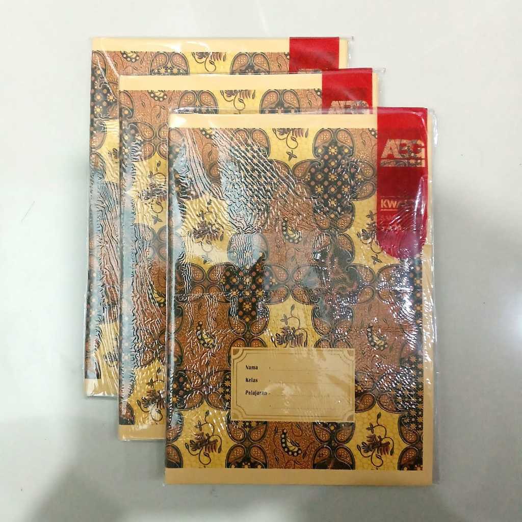 

Sampul Buku Tulis Batik ABG Quarto ( Pendek ) Samson ( Pak 20 Lbr ) [ Original ]