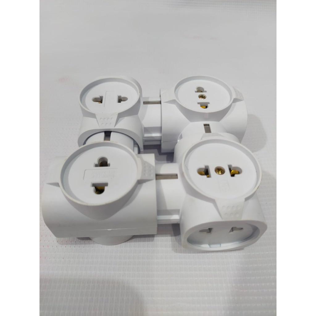 STEKER T MULTI MIKOTEK / STEKER T DATAR 4 LUBANG