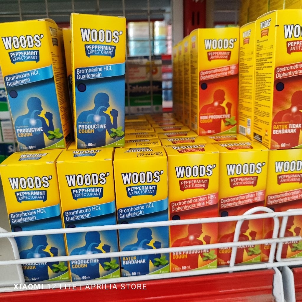 60ml Woods Obat Batuk Woods Natural woods peppermint