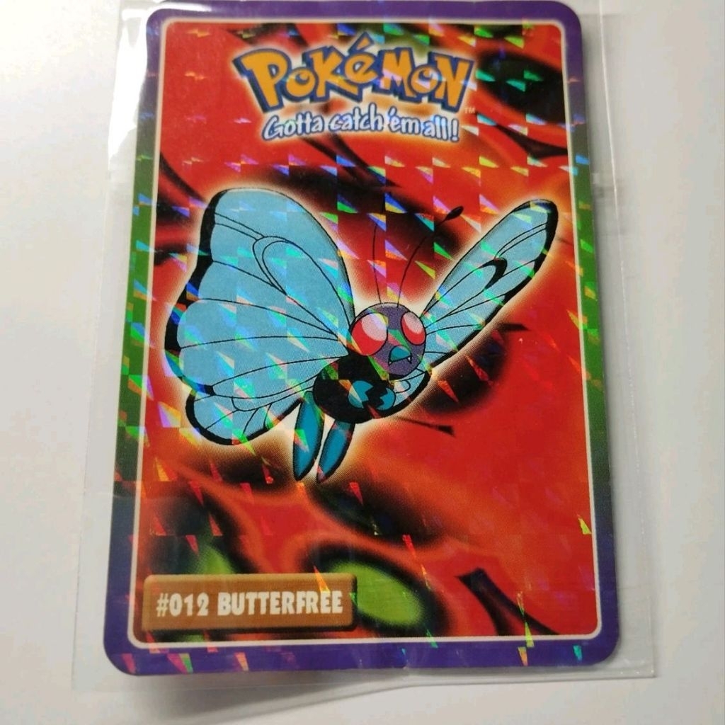Kartu Pokemon Cup Cup Pop Butterfree Original (mulus dan langka)
