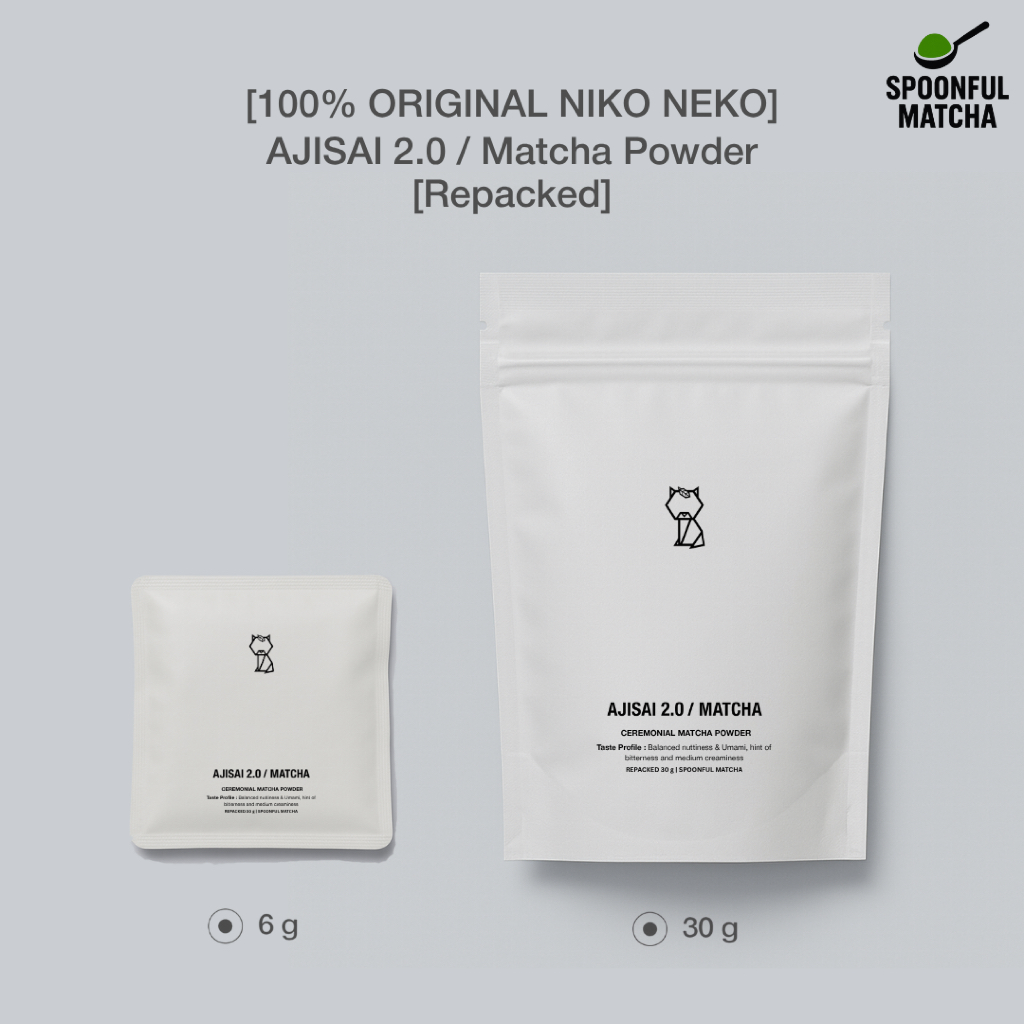 

[READY STOCK] Niko Neko Matcha - Ajisai 2.0 Ceremonial Grade Matcha 6g / 30g (Repacked)