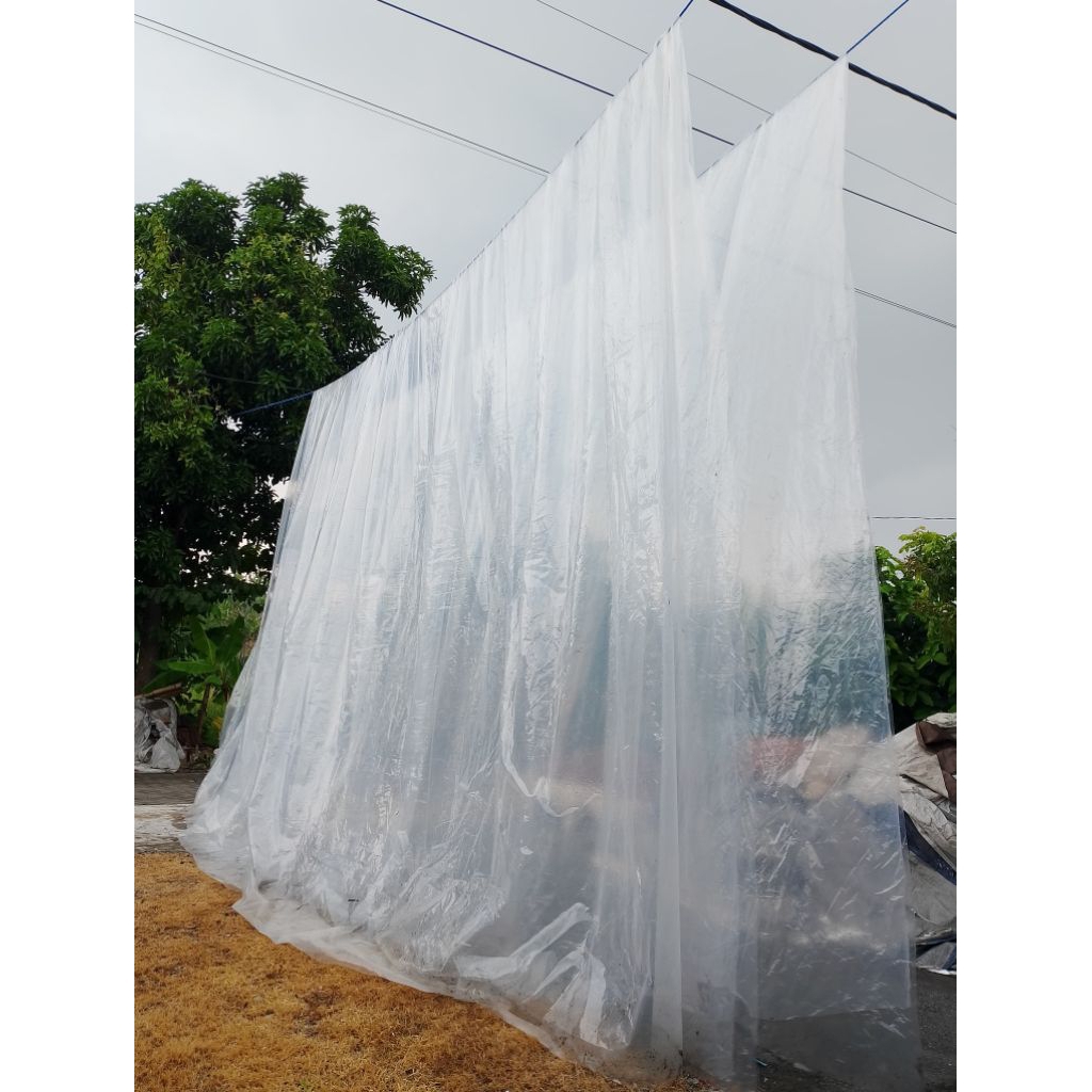 Plastik Cor 7×7 Lapis UV Tebal 0,20 Bekas