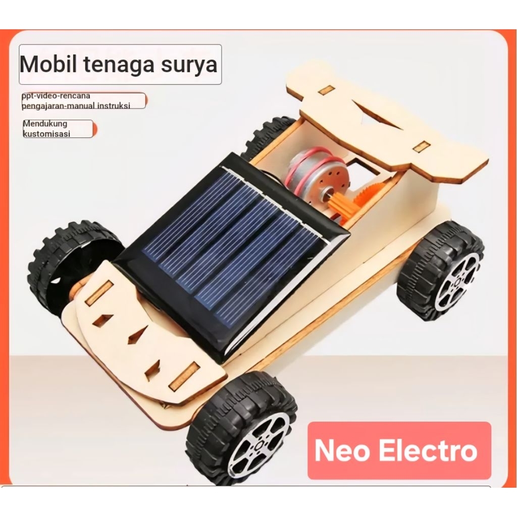 NEW PAKET MAINAN EDUKASI ANAK | RAKITAN MOBIL PANEL SURYA | TENAGA MATAHARI