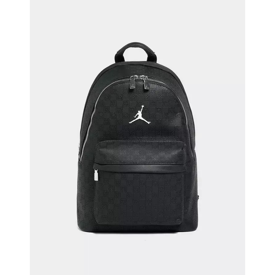 New Nike Air JORDAN JUMPMAN MONOGRAM BACKPACK 20L MA0986-G0T Dark Grey Leather Tas Original 100%