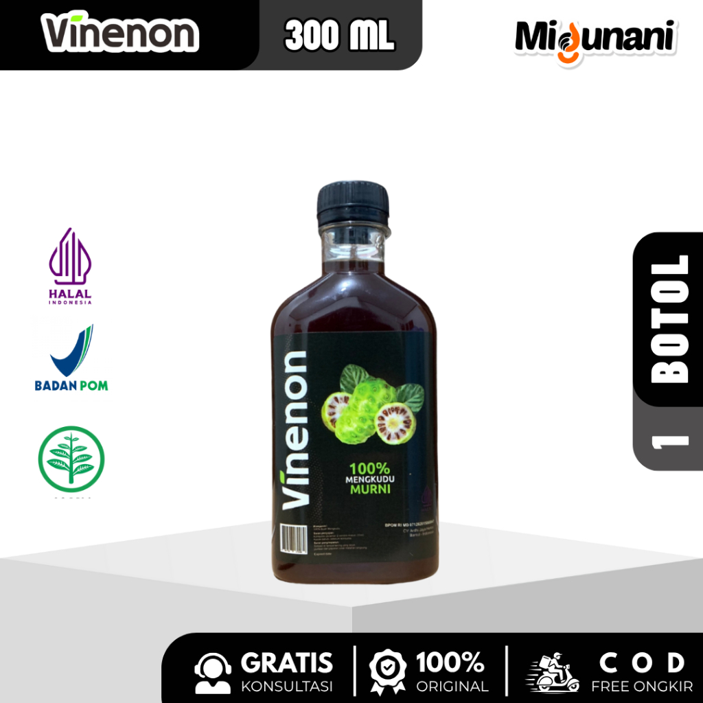 

Vinenon 300ml - Fermentasi Buah Pace 100% Mengkudu Murni